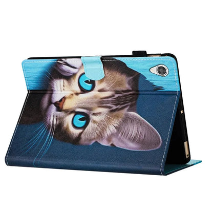 For Lenovo Tab M10 HD Gen 2 Shockproof Case Pattern Printing PU Leather Tablet Cover