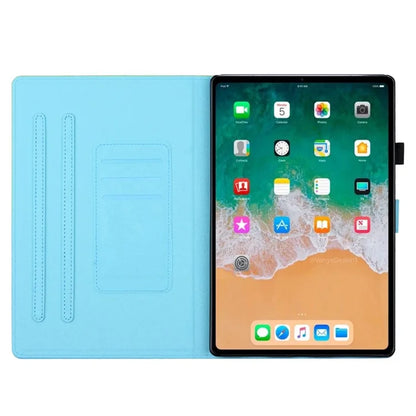 For iPad 10.9 (2022) PU Leather Case Pattern Printed Card Slot Protective Tablet Cover