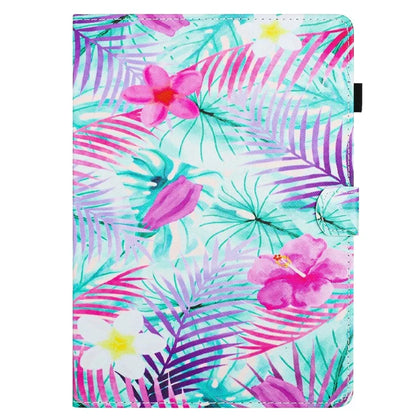 For iPad mini (2021) Protective Case Pattern Printed Card Slot PU Leather Folio Flip Cover