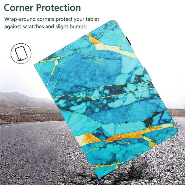 Universal Case for 10-inch Tablet, PU Leather Pattern Stand Folio Protective Cover