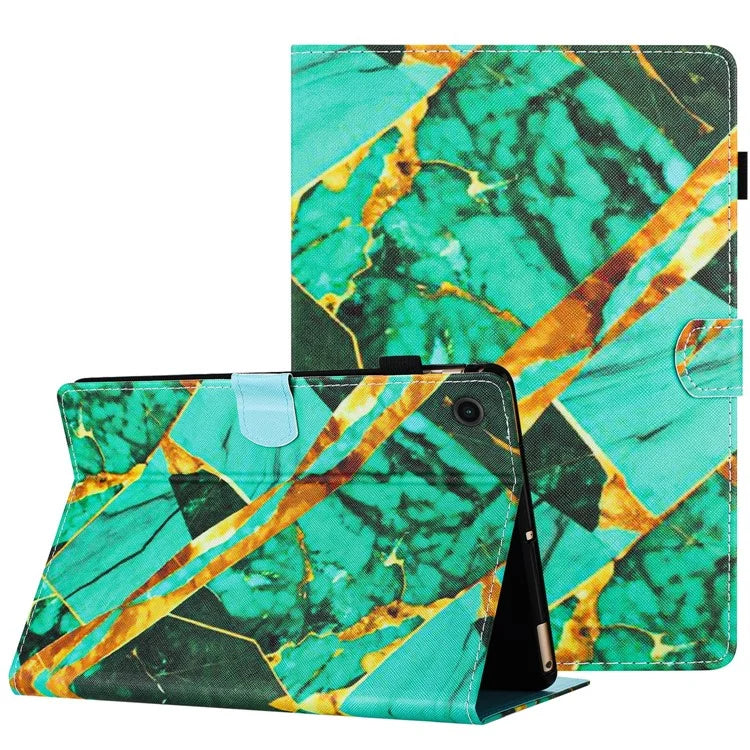 For Lenovo Tab M10 Plus (3rd Gen) Smart Case PU Leather Pattern Stand Tablet Cover