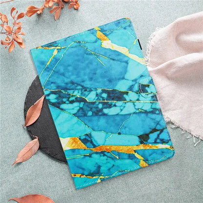 For Lenovo M10 Plus X606F Pattern Folio Cover PU Leather Stand Tablet Case