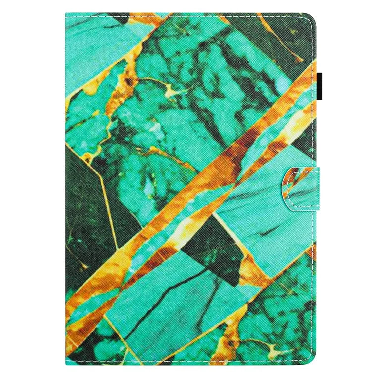For Lenovo M10 Plus X606F Pattern Folio Cover PU Leather Stand Tablet Case