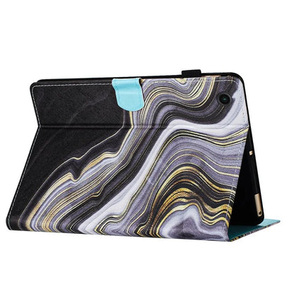 For Lenovo M10 Plus X606F Pattern Folio Cover PU Leather Stand Tablet Case
