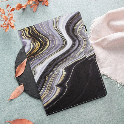 For Lenovo M10 Plus X606F Pattern Folio Cover PU Leather Stand Tablet Case