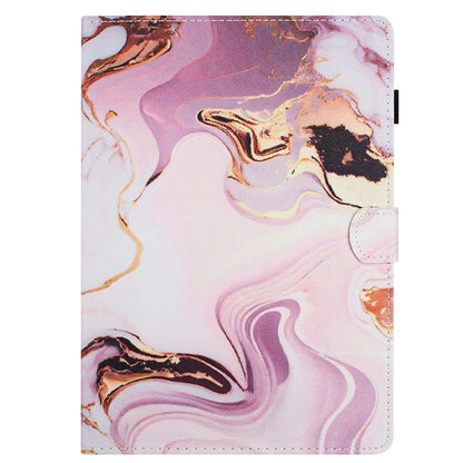 For Lenovo M10 Plus X606F Pattern Folio Cover PU Leather Stand Tablet Case