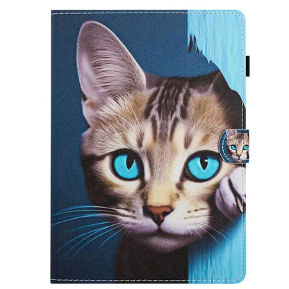 Universal 10-inch Tablet Case Pattern Printed Protective Folio Leather Stand Cover