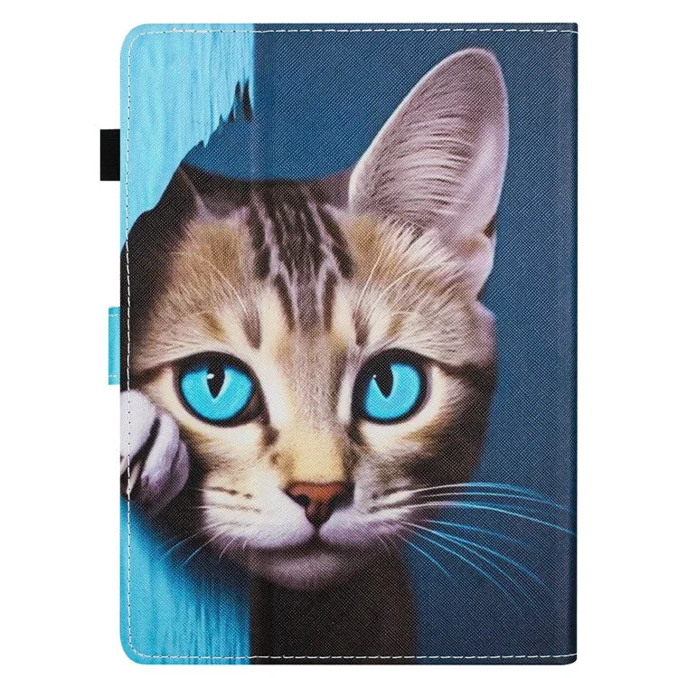 Universal 10-inch Tablet Case Pattern Printed Protective Folio Leather Stand Cover