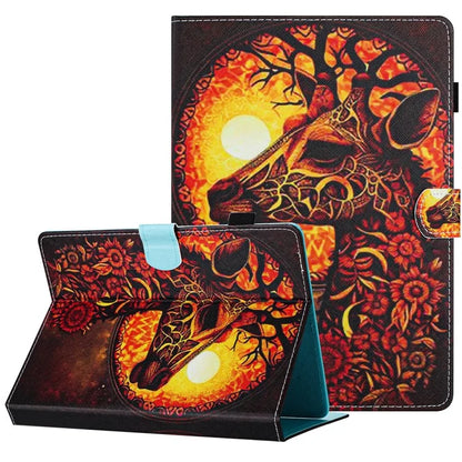 Universal 8-inch Tablet Case PU Leather Pattern Viewing Stand Cover