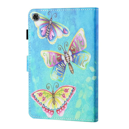 For Samsung Galaxy Tab A9+ Case PU Leather Stand Pattern Tablet Cover