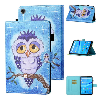 For Samsung Galaxy Tab A9+ Case PU Leather Stand Pattern Tablet Cover