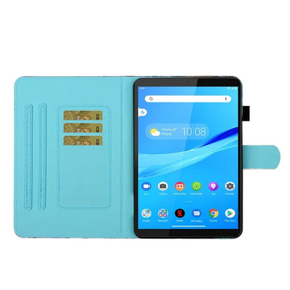 For Samsung Galaxy Tab A9+ Case PU Leather Stand Pattern Tablet Cover
