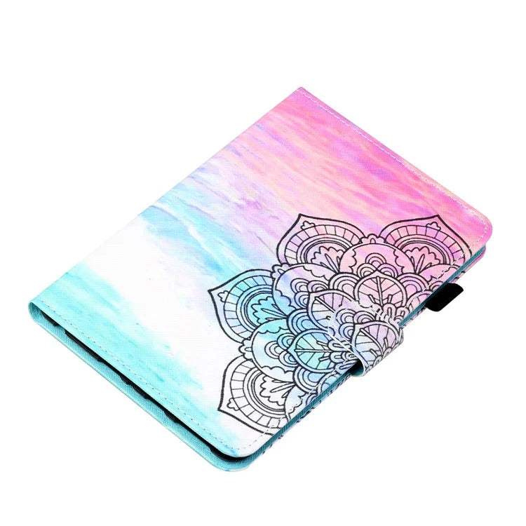 For Samsung Galaxy Tab A9+ Case PU Leather Stand Pattern Tablet Cover