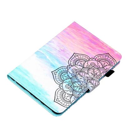 For Samsung Galaxy Tab A9+ Case PU Leather Stand Pattern Tablet Cover