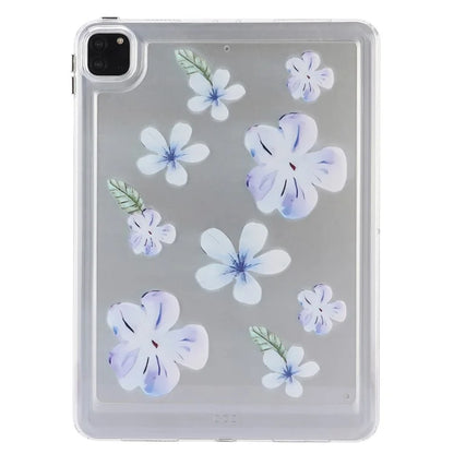 For iPad Pro 11 (2018) / (2020) / (2021) / (2022) Case Flower Pattern Shock Absorption Tablet Cover