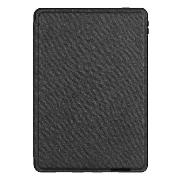 For Samsung Galaxy Tab S9 FE+ PU Leather Case + Detachable Touchpad Bluetooth Keyboard with Backlight