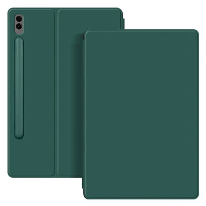 For Samsung Galaxy Tab S9 FE+ Leather Case Stand Magnetic Tablet Cover with Auto Sleep / Wake