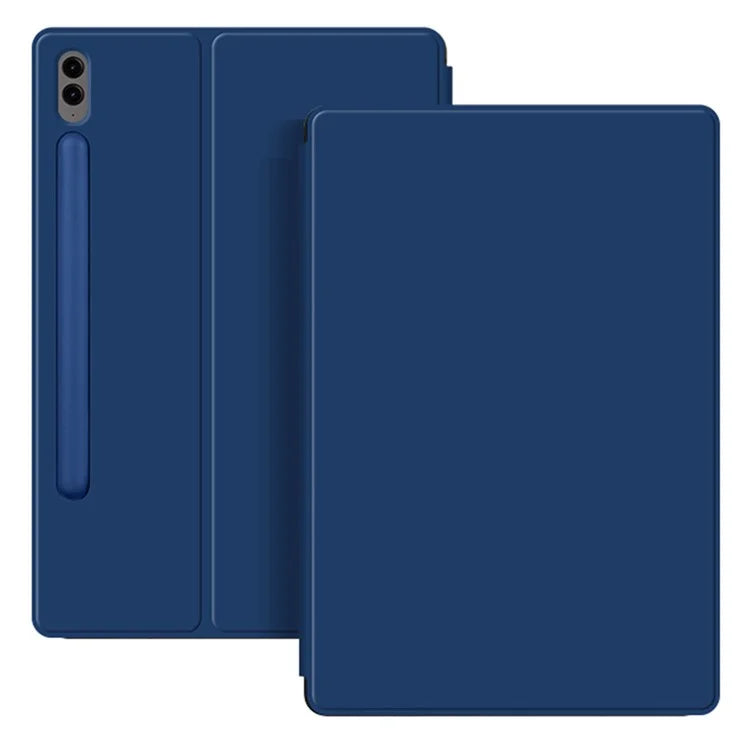 For Samsung Galaxy Tab S9 FE+ Leather Case Stand Magnetic Tablet Cover with Auto Sleep / Wake