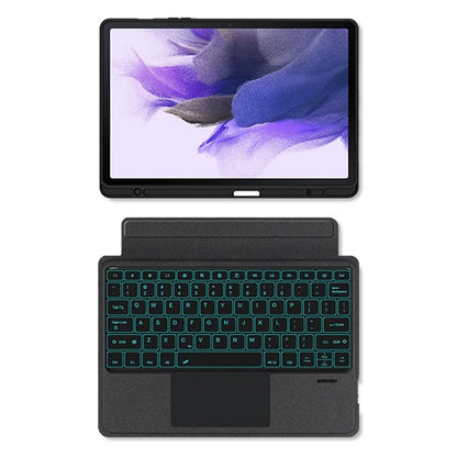 For Samsung Galaxy Tab S7 FE Case Folio Cover with Backlight Detachable Wireless Bluetooth Keyboard