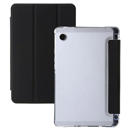 For Samsung Galaxy Tab A9+ Tablet Case Tri-fold PU Leather+TPU+Acrylic Stand Cover