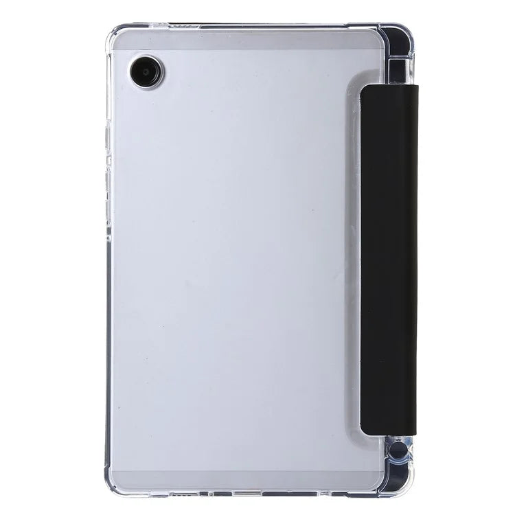 For Samsung Galaxy Tab A9+ Tablet Case Tri-fold PU Leather+TPU+Acrylic Stand Cover