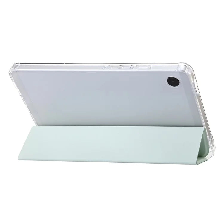 For Samsung Galaxy Tab A9+ Tablet Case Tri-fold PU Leather+TPU+Acrylic Stand Cover