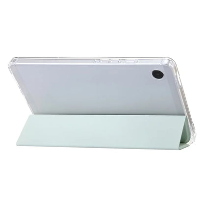 For Samsung Galaxy Tab A9+ Tablet Case Tri-fold PU Leather+TPU+Acrylic Stand Cover