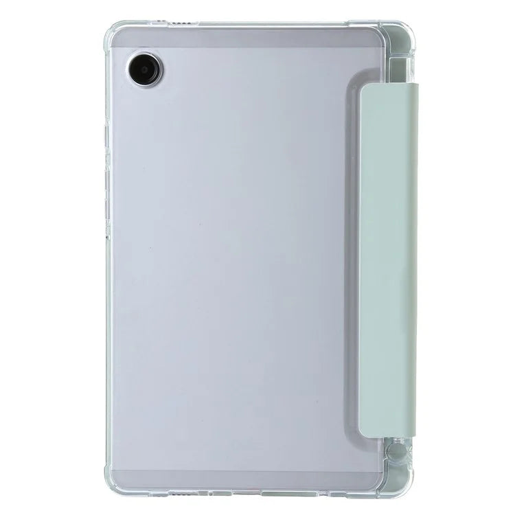 For Samsung Galaxy Tab A9+ Tablet Case Tri-fold PU Leather+TPU+Acrylic Stand Cover