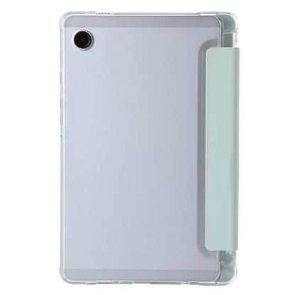 For Samsung Galaxy Tab A9+ Tablet Case Tri-fold PU Leather+TPU+Acrylic Stand Cover