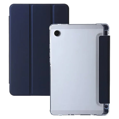For Samsung Galaxy Tab A9+ Tablet Case Tri-fold PU Leather+TPU+Acrylic Stand Cover