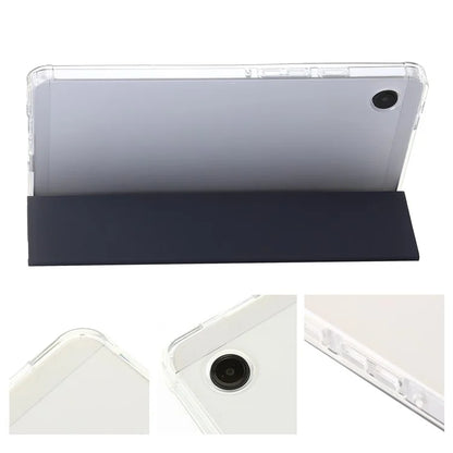 For Samsung Galaxy Tab A9+ Tablet Case Tri-fold PU Leather+TPU+Acrylic Stand Cover