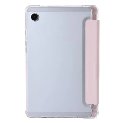 For Samsung Galaxy Tab A9+ Tablet Case Tri-fold PU Leather+TPU+Acrylic Stand Cover