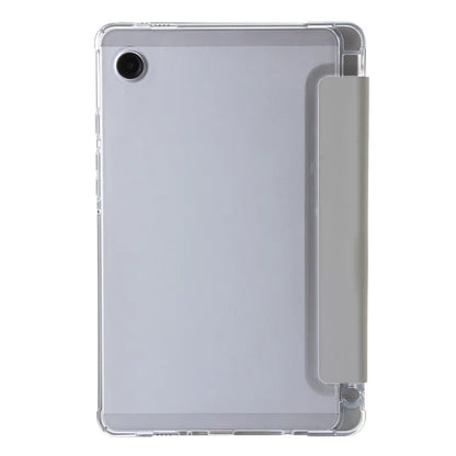 For Samsung Galaxy Tab A9+ Tablet Case Tri-fold PU Leather+TPU+Acrylic Stand Cover