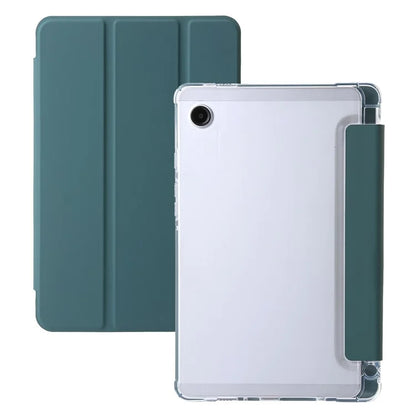 For Samsung Galaxy Tab A9+ Tablet Case Tri-fold PU Leather+TPU+Acrylic Stand Cover