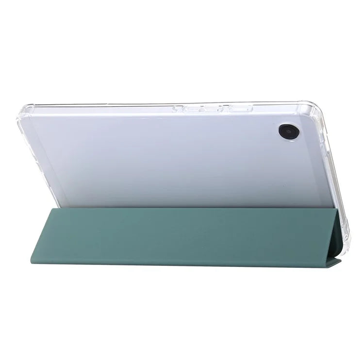 For Samsung Galaxy Tab A9+ Tablet Case Tri-fold PU Leather+TPU+Acrylic Stand Cover