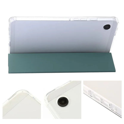 For Samsung Galaxy Tab A9+ Tablet Case Tri-fold PU Leather+TPU+Acrylic Stand Cover