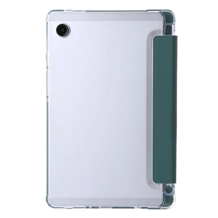 For Samsung Galaxy Tab A9+ Tablet Case Tri-fold PU Leather+TPU+Acrylic Stand Cover
