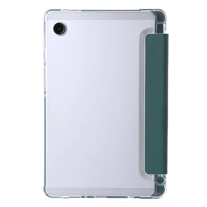 For Samsung Galaxy Tab A9+ Tablet Case Tri-fold PU Leather+TPU+Acrylic Stand Cover