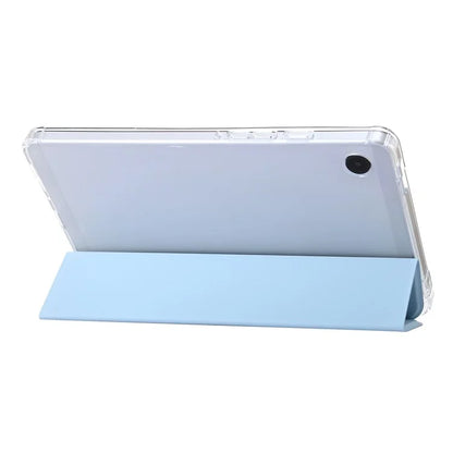 For Samsung Galaxy Tab A9+ Tablet Case Tri-fold PU Leather+TPU+Acrylic Stand Cover