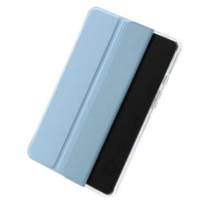 For Samsung Galaxy Tab A9+ Tablet Case Tri-fold PU Leather+TPU+Acrylic Stand Cover