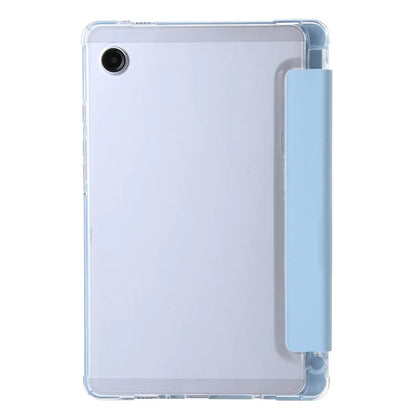 For Samsung Galaxy Tab A9+ Tablet Case Tri-fold PU Leather+TPU+Acrylic Stand Cover
