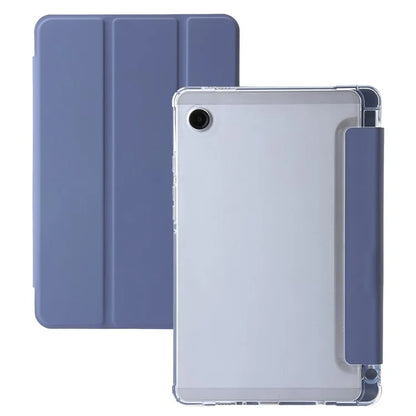 For Samsung Galaxy Tab A9+ Tablet Case Tri-fold PU Leather+TPU+Acrylic Stand Cover