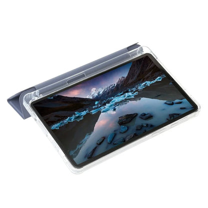 For Samsung Galaxy Tab A9+ Tablet Case Tri-fold PU Leather+TPU+Acrylic Stand Cover