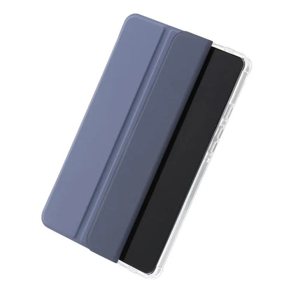 For Samsung Galaxy Tab A9+ Tablet Case Tri-fold PU Leather+TPU+Acrylic Stand Cover
