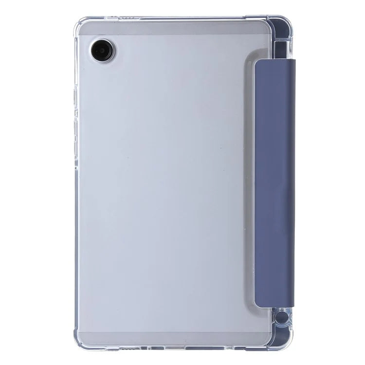 For Samsung Galaxy Tab A9+ Tablet Case Tri-fold PU Leather+TPU+Acrylic Stand Cover