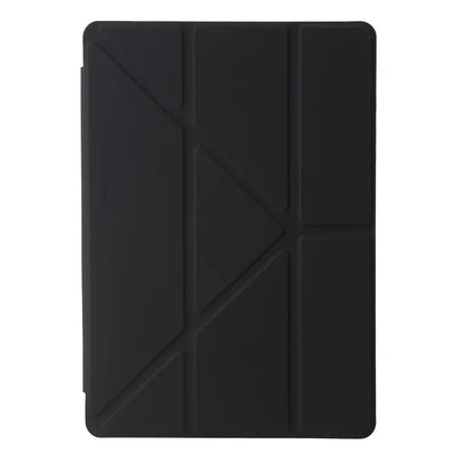 For Samsung Galaxy Tab A9+ Tablet Case PU+Acrylic+TPU Tri-fold Stand Cover