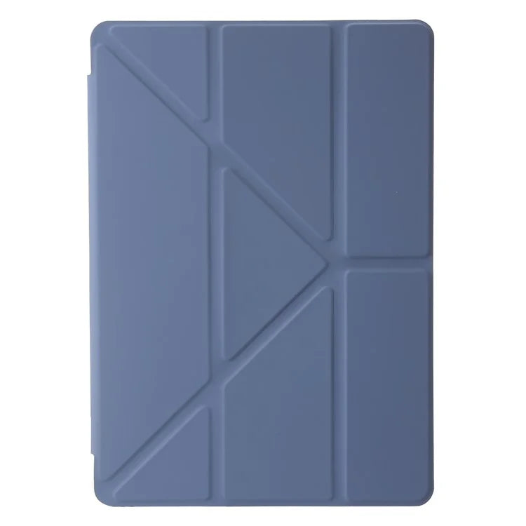 For Samsung Galaxy Tab A9+ Tablet Case PU+Acrylic+TPU Tri-fold Stand Cover