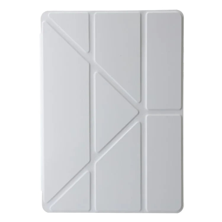For Samsung Galaxy Tab A9+ Tablet Case PU+Acrylic+TPU Tri-fold Stand Cover