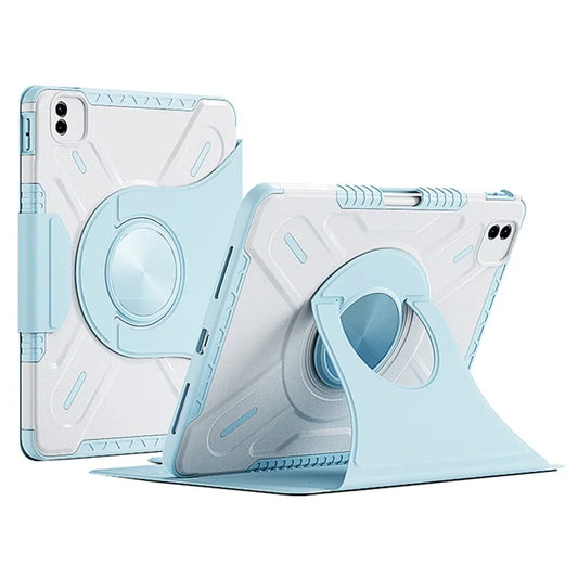 For iPad Pro 11-inch (2018) / (2020) / (2021) / (2022) Case Auto Wake / Sleep PU+TPU Tablet Cover with Rotating Stand