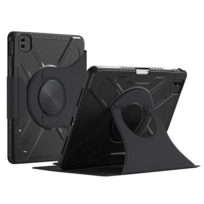 For iPad Pro 11-inch (2018) / (2020) / (2021) / (2022) Case Auto Wake / Sleep PU+TPU Tablet Cover with Rotating Stand